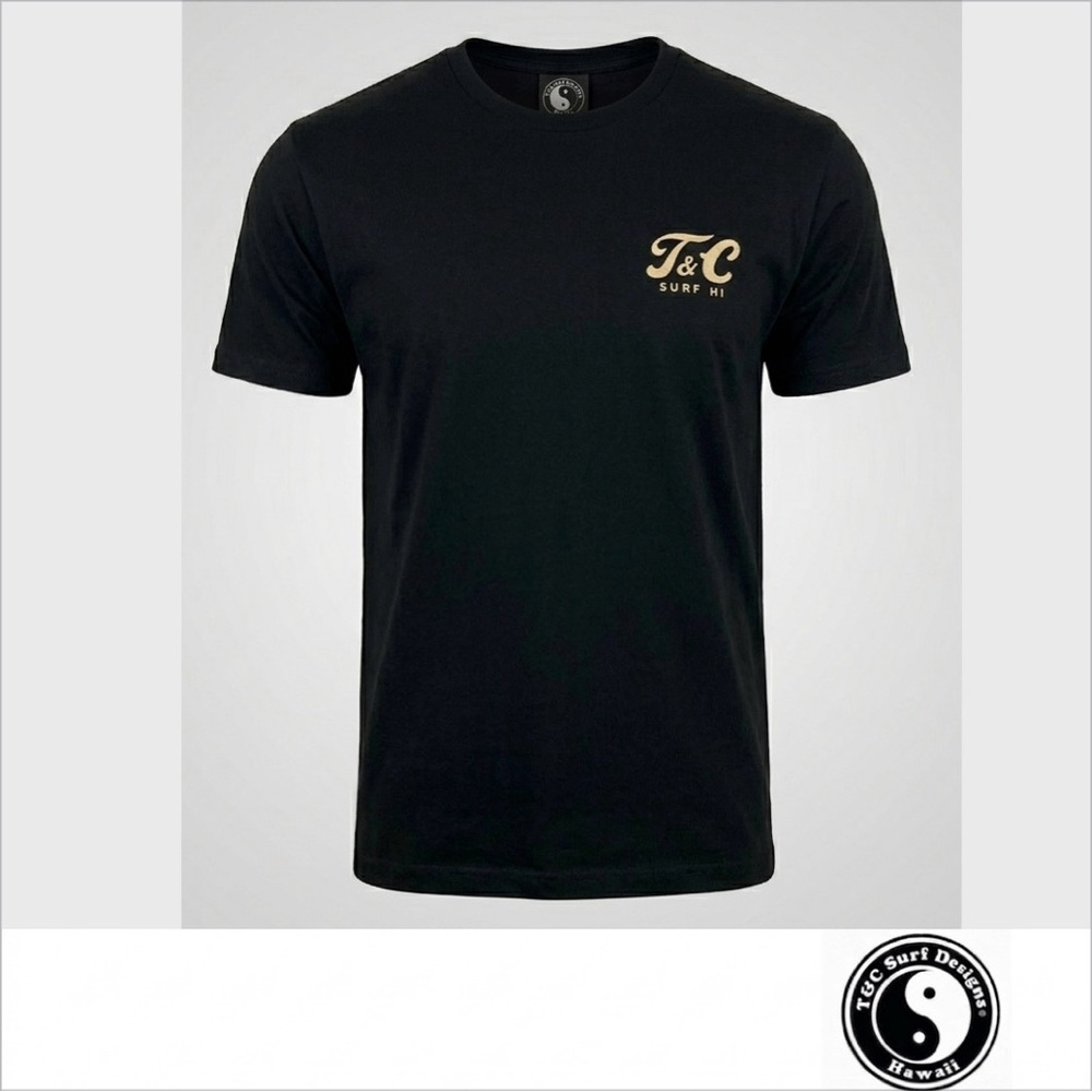Men's Black Short Sleeve Logo Tee